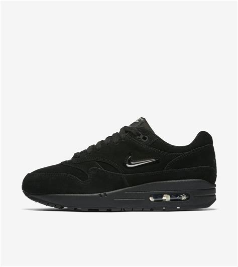 Nike Women's Air Max 1 Premium 'Black & Metallic Silver' 